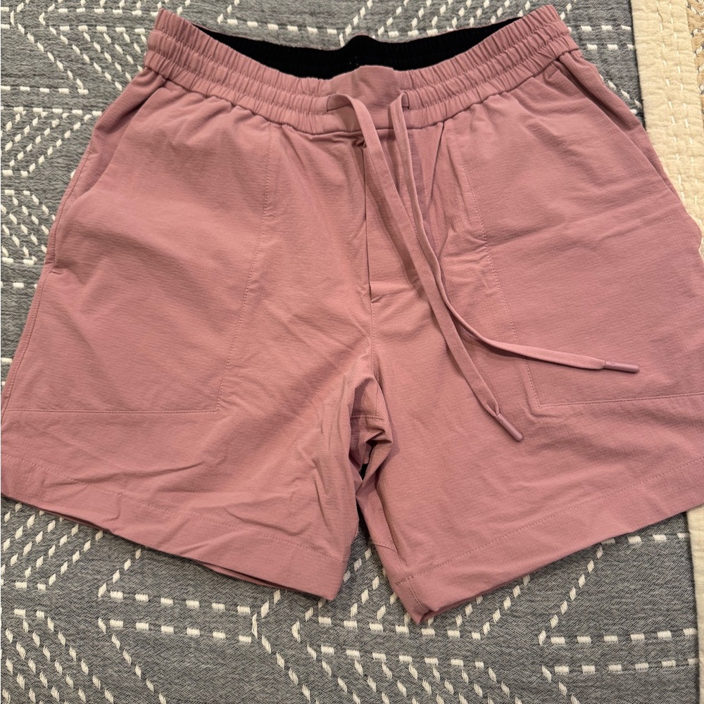 Men's Pink Casual Shorts
